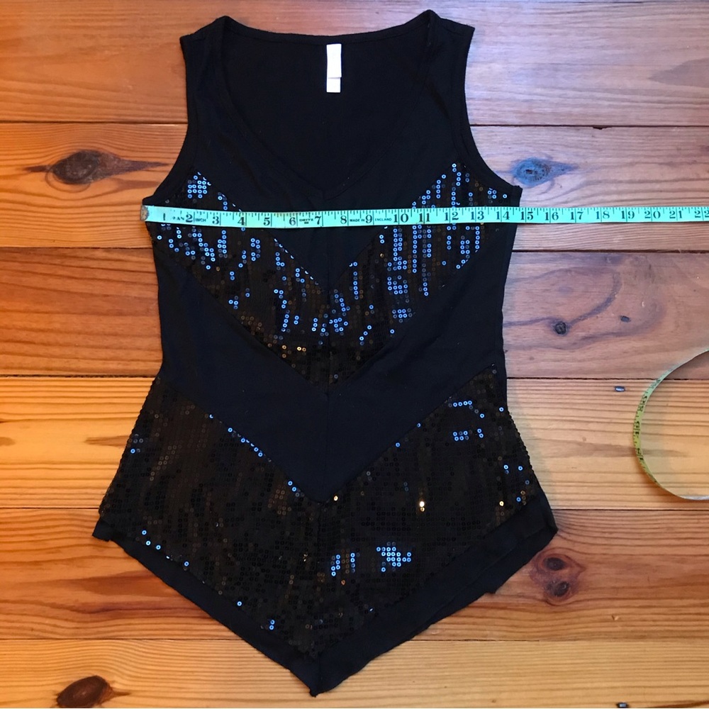 Bundle of Stars Dance Wear Sequin Red Black Dance Tops, NWT, S - Picture 13 of 16